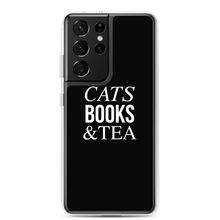 Samsung Galaxy S21 Ultra Cats Books Tea (Funny) Samsung Case by Design Express