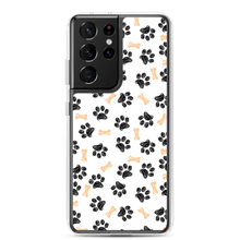 Samsung Galaxy S21 Ultra Dog Paws and Bones Pattern Samsung Case by Design Express