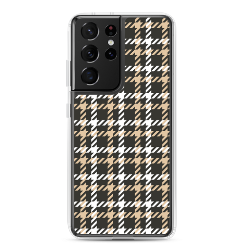 Samsung Galaxy S21 Ultra Houndstooth Small Pattern Samsung Case by Design Express