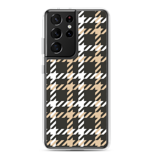 Samsung Galaxy S21 Ultra Houndstooth Large Pattern Samsung Case by Design Express