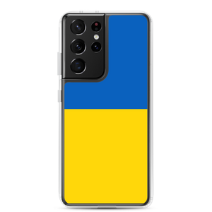 Samsung Galaxy S21 Ultra Ukraine Flag (Support Ukraine) Samsung Case by Design Express