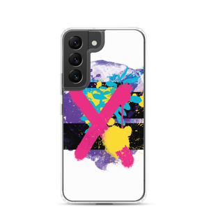 Samsung Galaxy S22 Abstract Series 01 Samsung Case White by Design Express