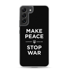 Samsung Galaxy S22 Plus Make Peace Stop War (Support Ukraine) Black Samsung Case by Design Express