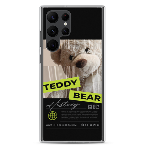 Samsung Galaxy S22 Ultra Teddy Bear Hystory Samsung Case Black by Design Express