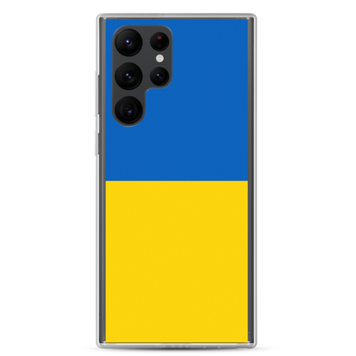 Samsung Galaxy S22 Ultra Ukraine Flag (Support Ukraine) Samsung Case by Design Express