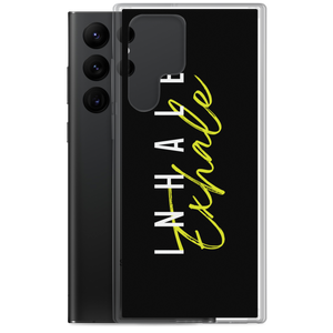 Inhale Exhale Clear Case for Samsung®