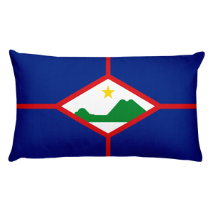 Default Title Sint Eustatius Flag Allover Print Rectangular Pillow Home by Design Express