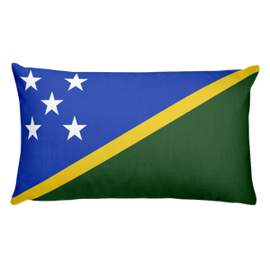 Default Title Solomon Islands Flag Allover Print Rectangular Pillow Home by Design Express