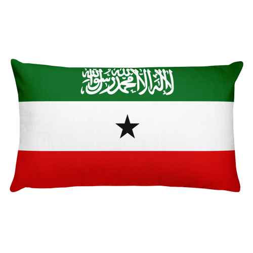 Default Title Somaliland Flag Allover Print Rectangular Pillow Home by Design Express