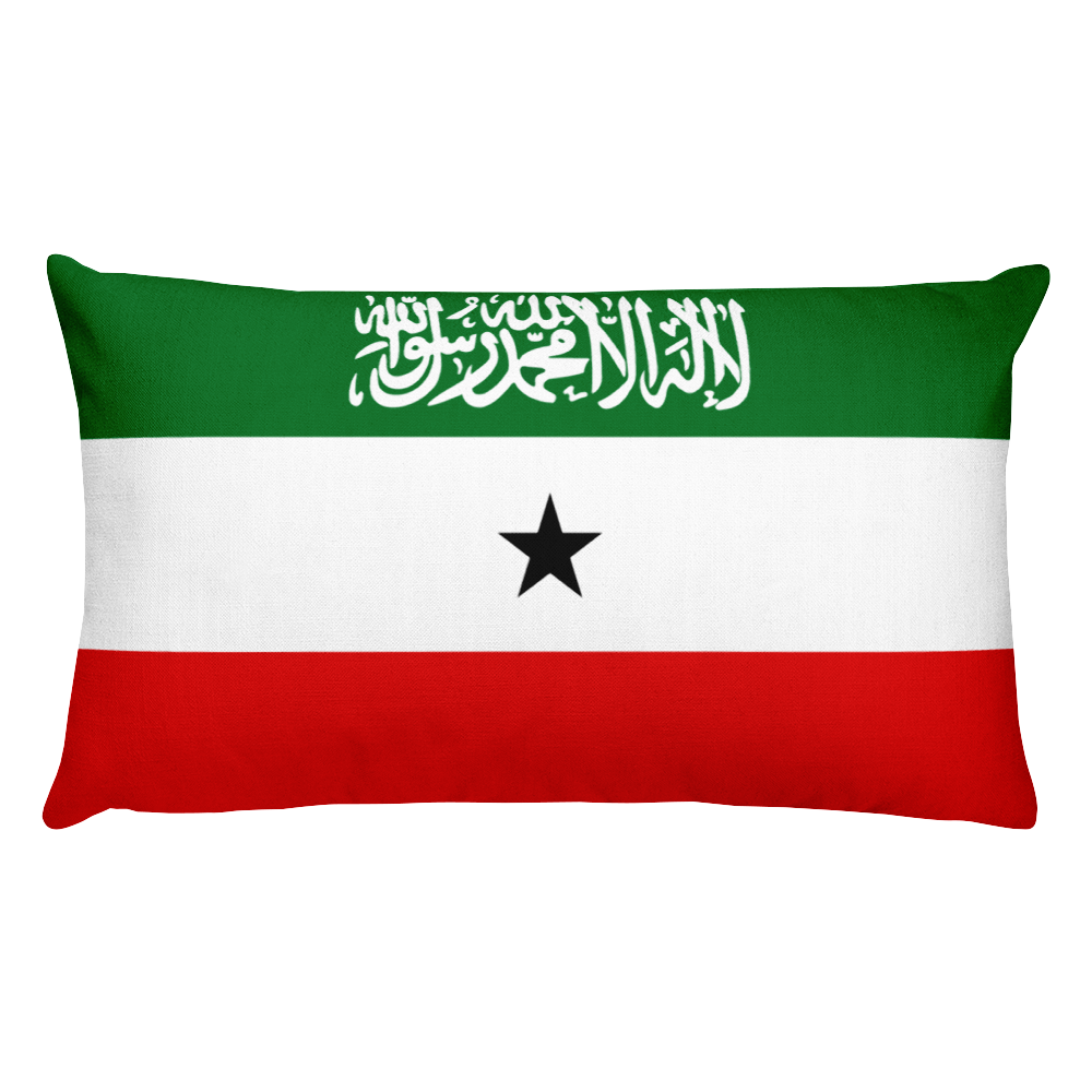 Default Title Somaliland Flag Allover Print Rectangular Pillow Home by Design Express