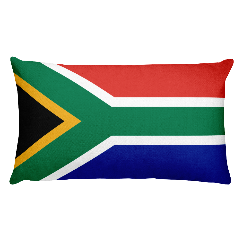 Default Title South Africa Flag Allover Print Rectangular Pillow Home by Design Express
