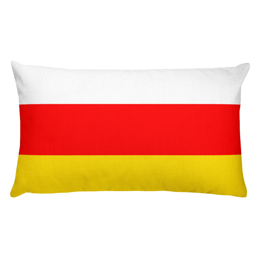 Default Title South Ossetia Flag Allover Print Rectangular Pillow Home by Design Express