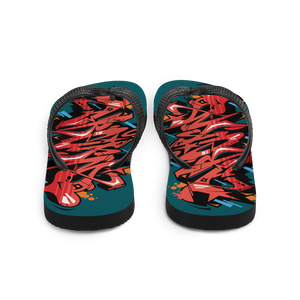 Dream Graffiti Flip-Flops by Design Express