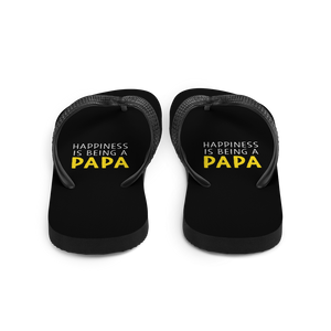 Happiness is Being a Papa (Funny) Flip-Flops by Design Express