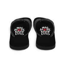 Wag More Bark Less (Dog lover) Funny Flip-Flops by Design Express