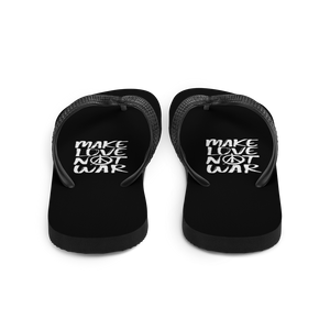 Make Love Not War (Funny) Flip-Flops by Design Express