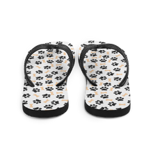 Dog Paws and Bones Pattern Flip-Flops by Design Express