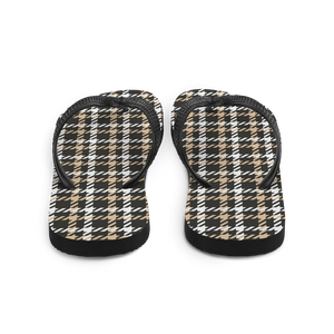 Houndstooth Small Pattern Flip-Flops by Design Express