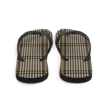 Herringbone Glen Plaid Pattern Flip-Flops by Design Express