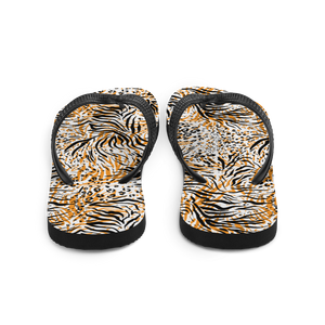 Tiger Seamless Pattern Flip-Flops by Design Express