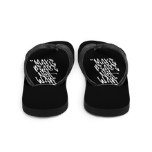 Make Peace Not War Vertical Graffiti (motivation) Flip-Flops by Design Express