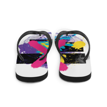 Abstract Series 01 Flip Flops White by Design Express