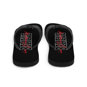 Believe in yourself Typography Flip Flops by Design Express