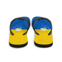 Peace For Ukraine Flip-Flops by Design Express