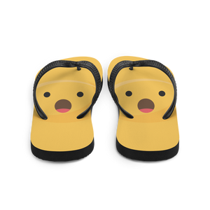 Amazed "Emoji" Flip-Flops