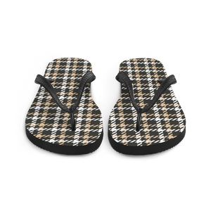 Houndstooth Small Pattern Flip-Flops by Design Express