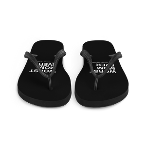 Worst Mom Ever (Funny) Flip-Flops by Design Express