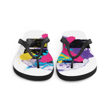 Abstract Series 01 Flip Flops White by Design Express