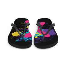 Abstract Series 01 Flip Flops Black by Design Express