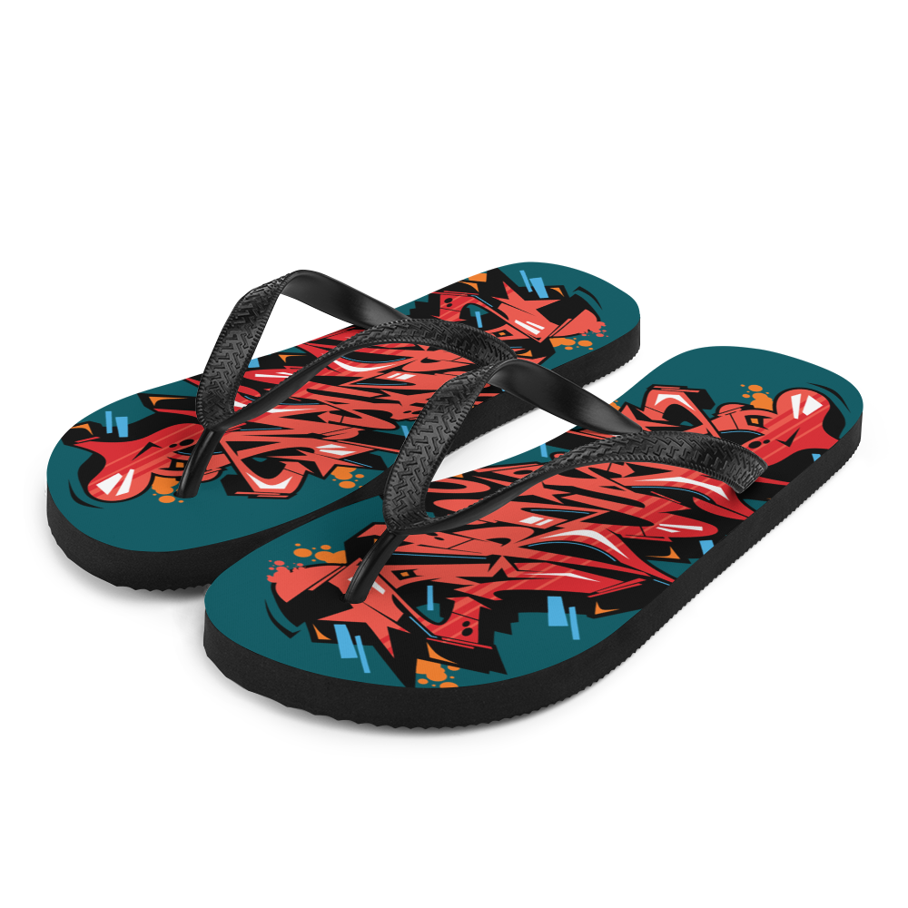 S Dream Graffiti Flip-Flops by Design Express