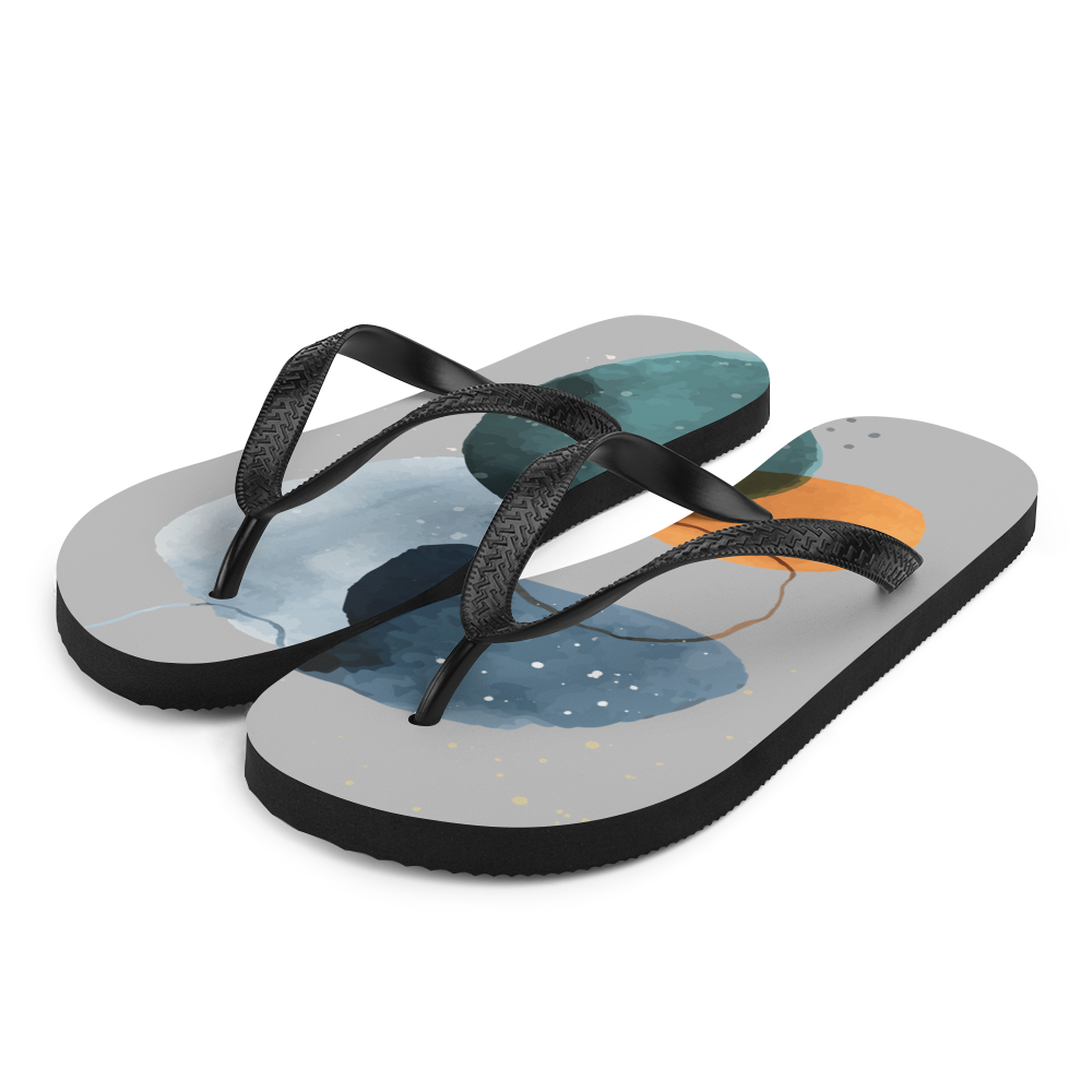 S Peace Abstract Art Flip-Flops by Design Express