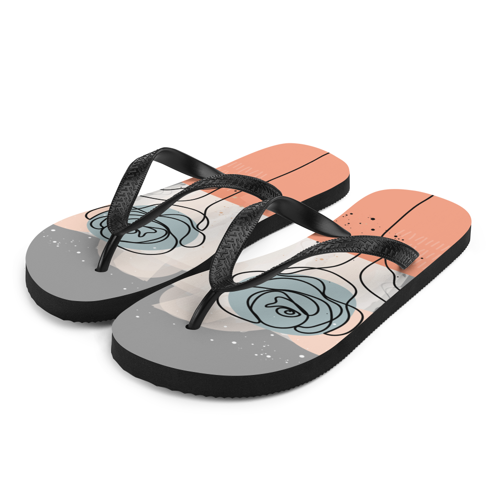 S Soft Flower Line Flip-Flops by Design Express