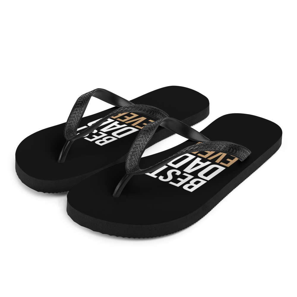 S Best Dad Ever Funny Flip-Flops by Design Express