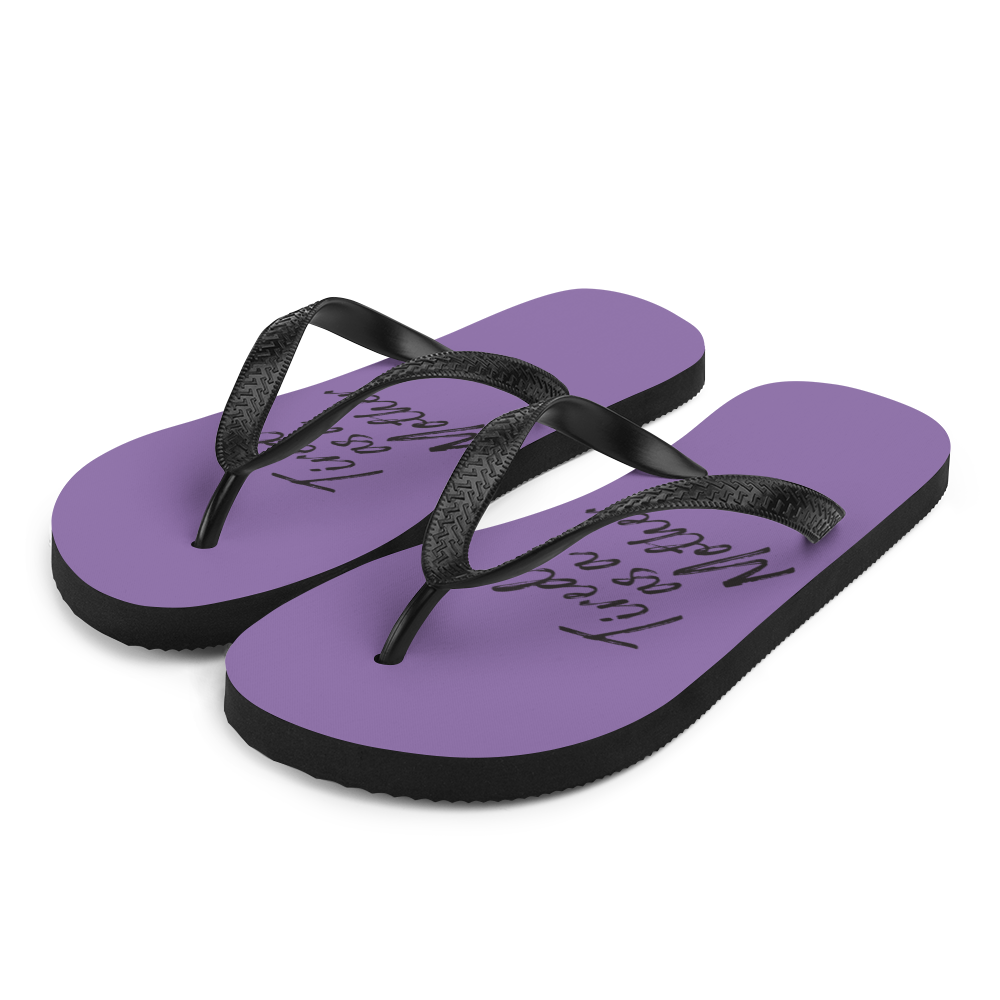 S Tired As a Mother (Funny Mother Day) Flip-Flops by Design Express