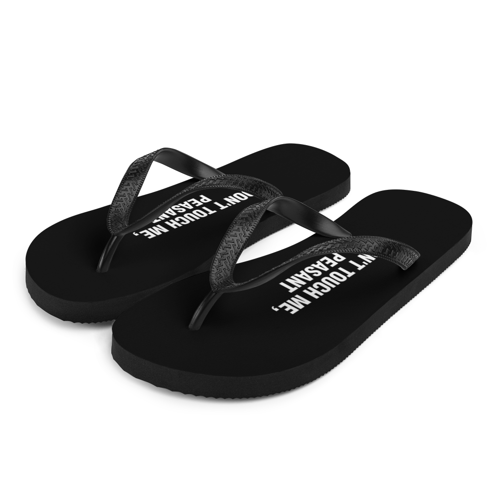 S Don't Touch Me, Peasant Funny Flip-Flops by Design Express