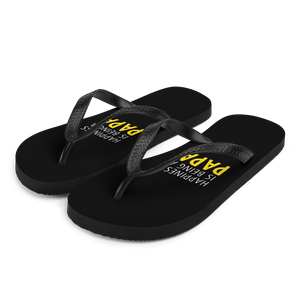 S Happiness is Being a Papa (Funny) Flip-Flops by Design Express