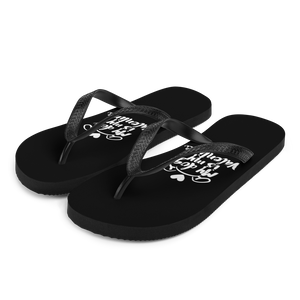 S My Dog is My Valentine (Dog lover) Funny Flip-Flops by Design Express