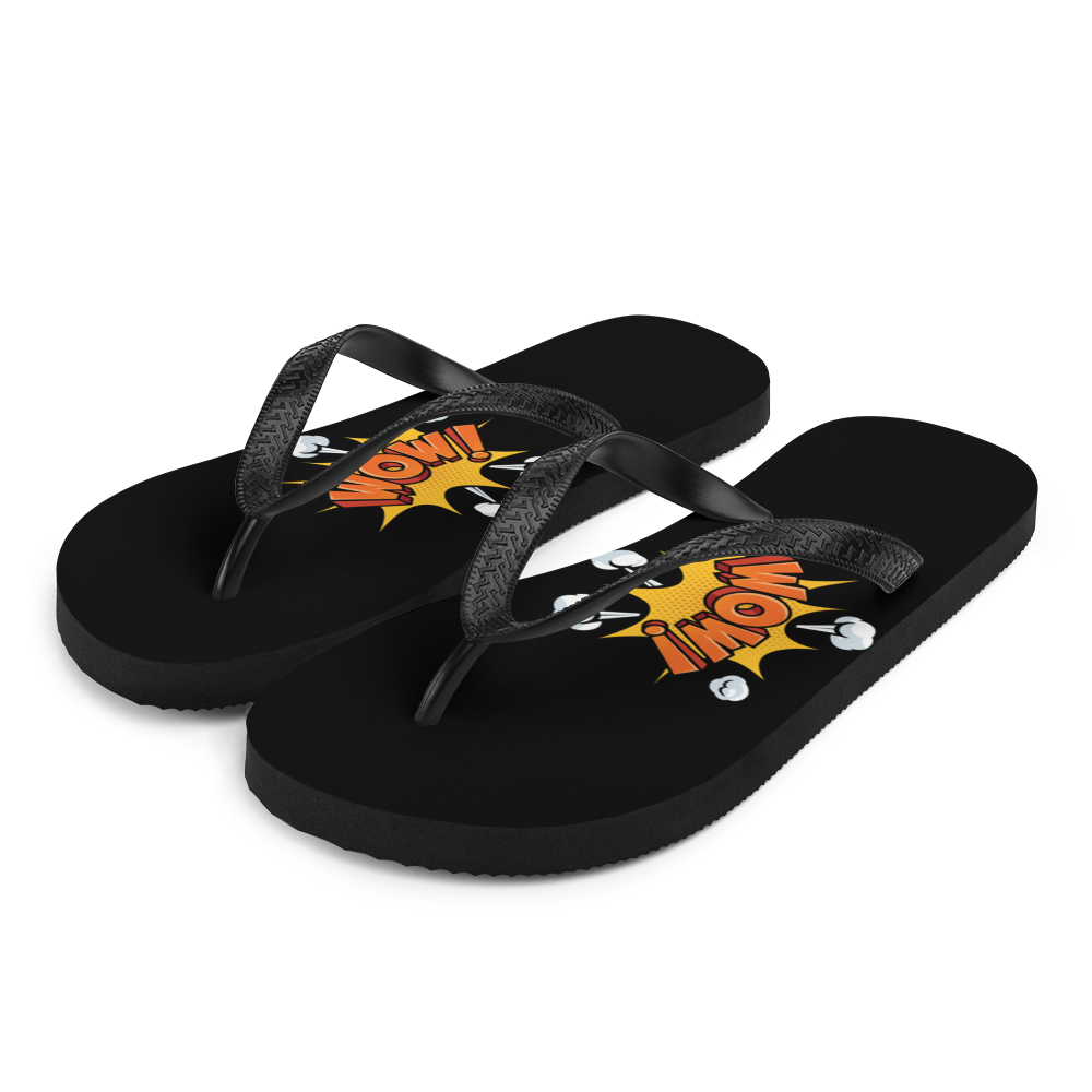 S Wow Pop Art Flip-Flops by Design Express