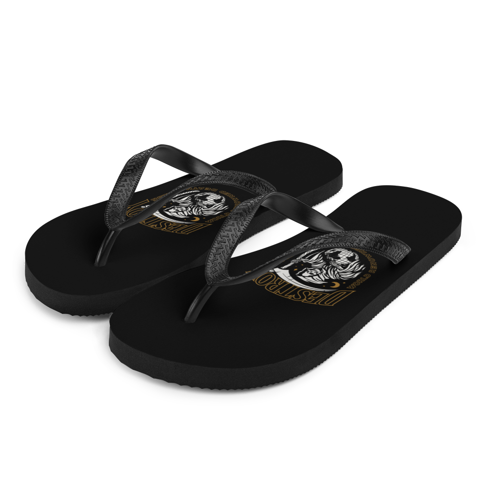 S Destroy World Flip-Flops by Design Express