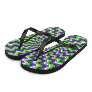 S Optical Illusion Flip-Flops by Design Express