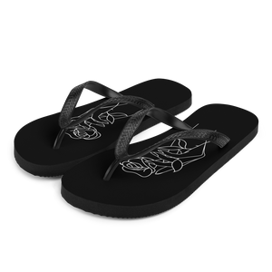 S Rose in Hand Flip-Flops by Design Express