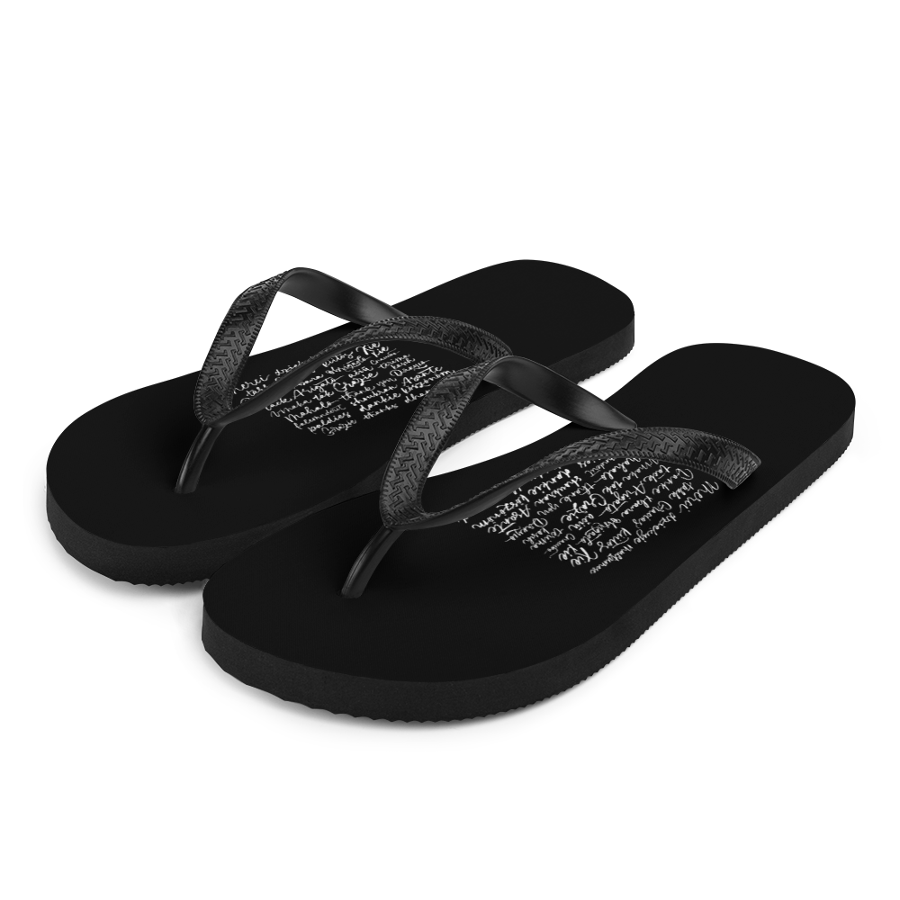 S Thank You Various Language Flip-Flops by Design Express