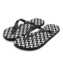 S Chevron Flip Pattern Flip-Flops by Design Express