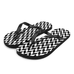 S Chevron Flip Pattern Flip-Flops by Design Express