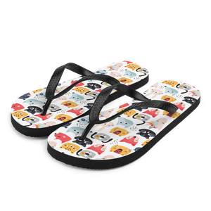 S Funny Animal Pattern Flip-Flops by Design Express