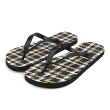 S Houndstooth Large Pattern Flip-Flops by Design Express